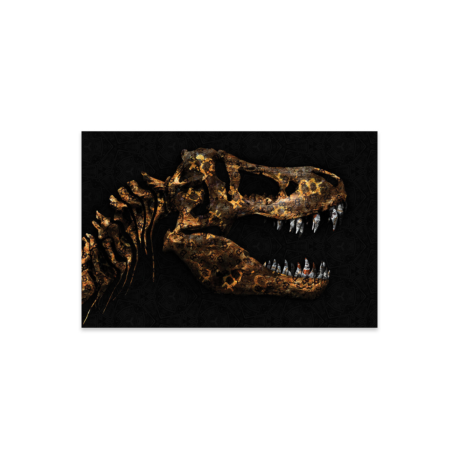 Trinx Cryptosaurus-Rex On Plastic / Acrylic by Jesse Johnson Print | Wayfair