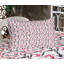 Drap-housse et coussin décoratif Ambesonne, beige écarlate / noir-106800498