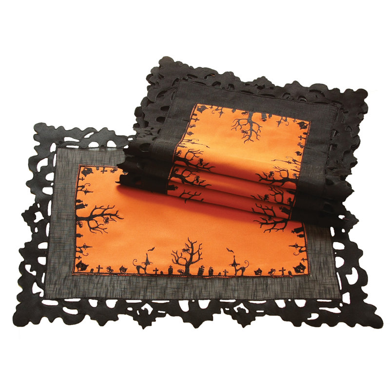 Ensemble de 4 napperons Hallows Eve
