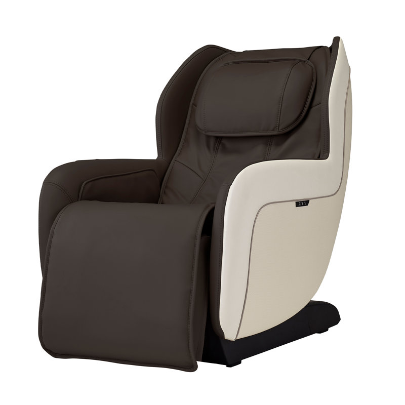 Espresso Faux Leather Heated Zero Gravity Massage Chair
