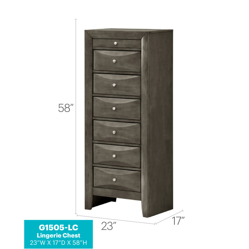 Commode pour femme 7 tiroirs Marilla G1505-LC