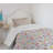 Ambesonne Funky Bedspread Set Memphis 90s 3D Shapes Multicolor-105338168