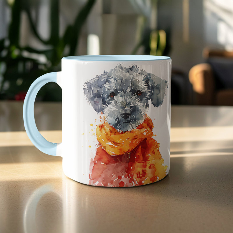 Mug, 3, Light Blue