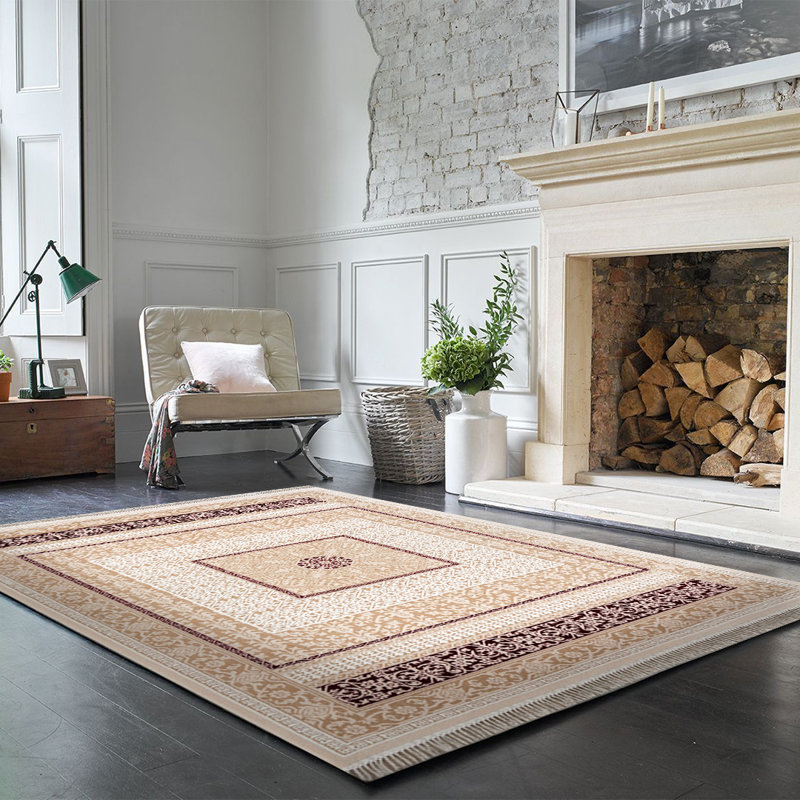 Tearesa Cotton Southwestern Rug, Rectangle 4' x 6'3"