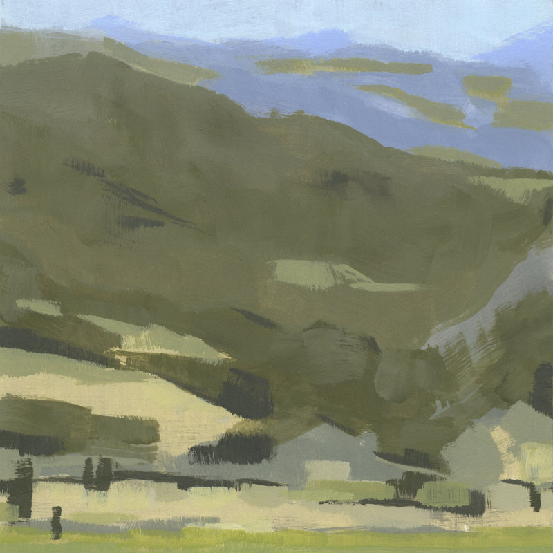 Blue Ridge Foothills I by Jacob Green - Wrapped Canvas Painting, 30cm H x 30cm W x 3.8cm D