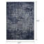 Tapis d'intérieur bleu en polypropylène tissé à la main Ariahana-1369019317