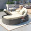 Chaise longue avec coussins et coussins-436983313