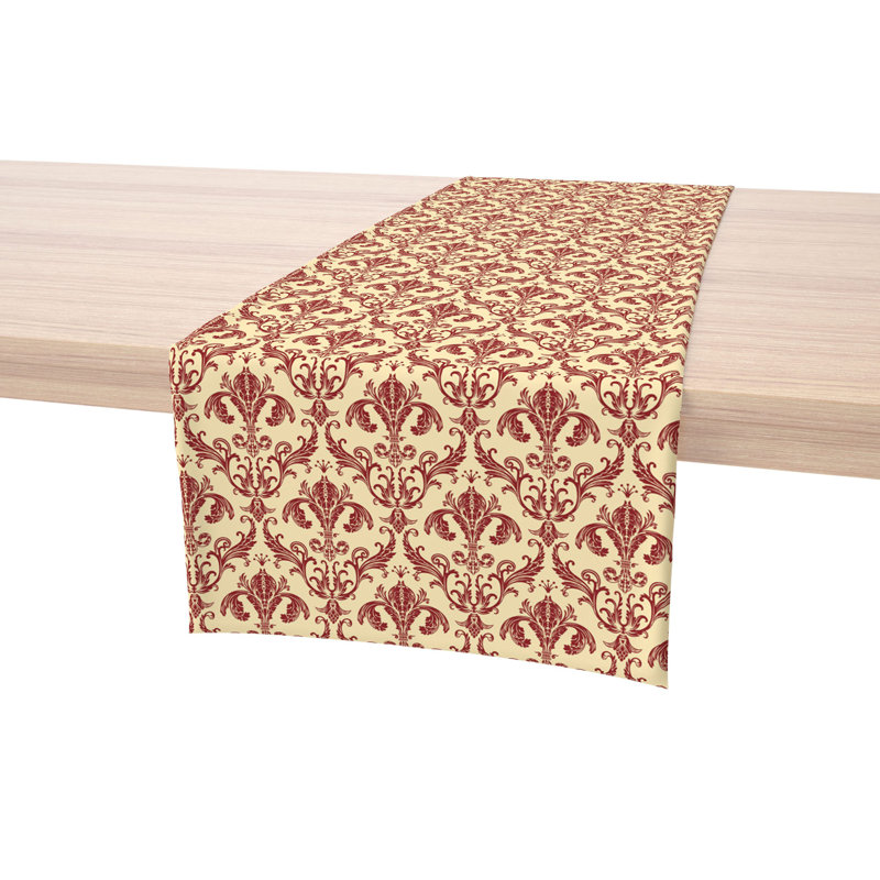 Table Runner, 100% Cotton, Floral 159, 72" x 16"
