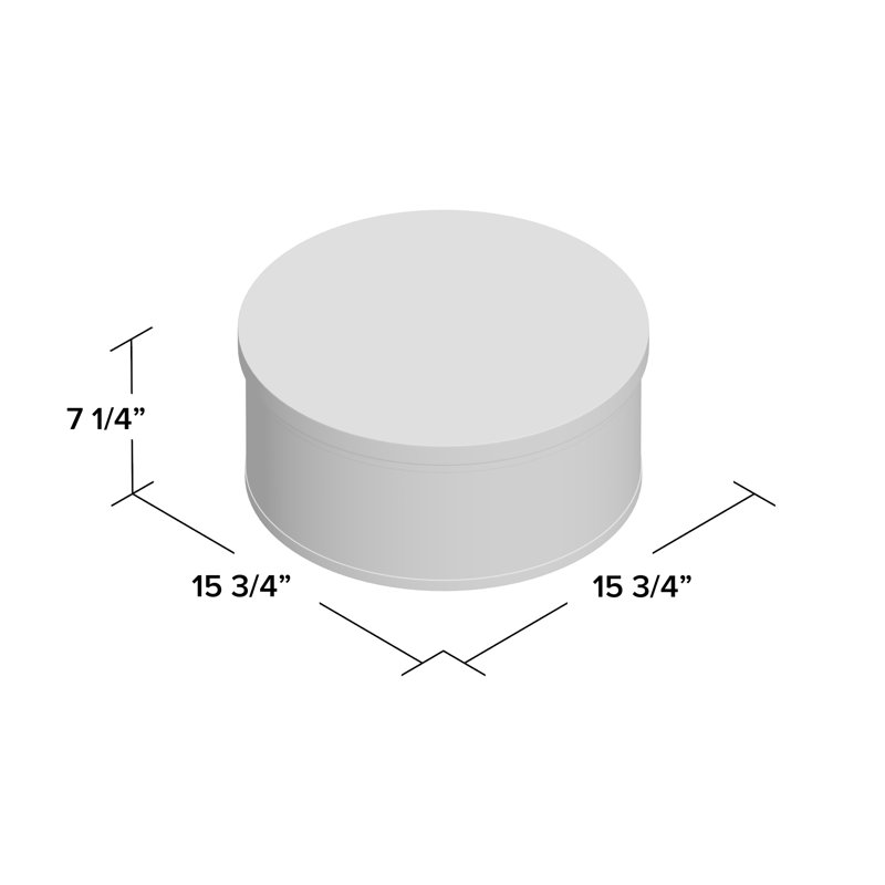 Algaba Flush Mount, Matte Nickel, Tan