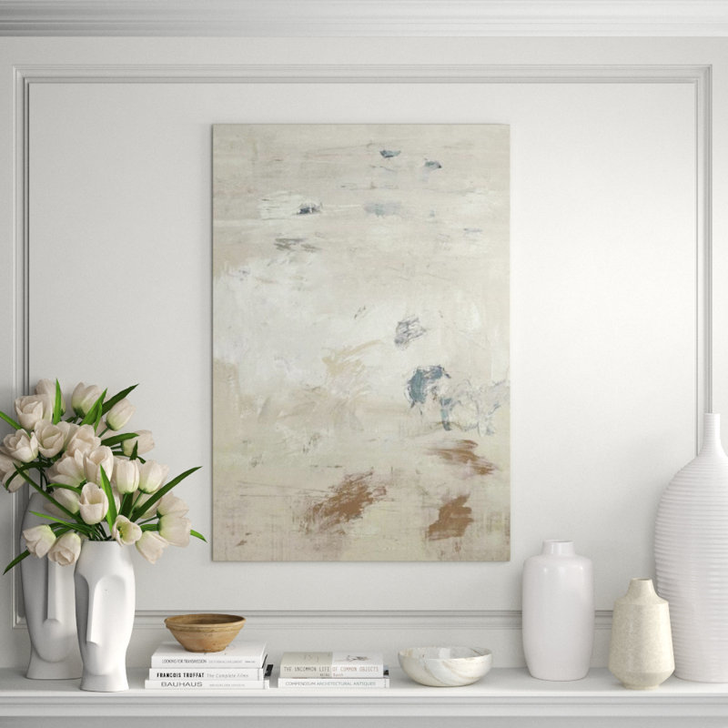 Thoughts On Forever Painting by Dylan Grey, 44" H x 30" W x 1.5" D, Image Brush Gel