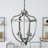 4 - Light Metal Chandelier