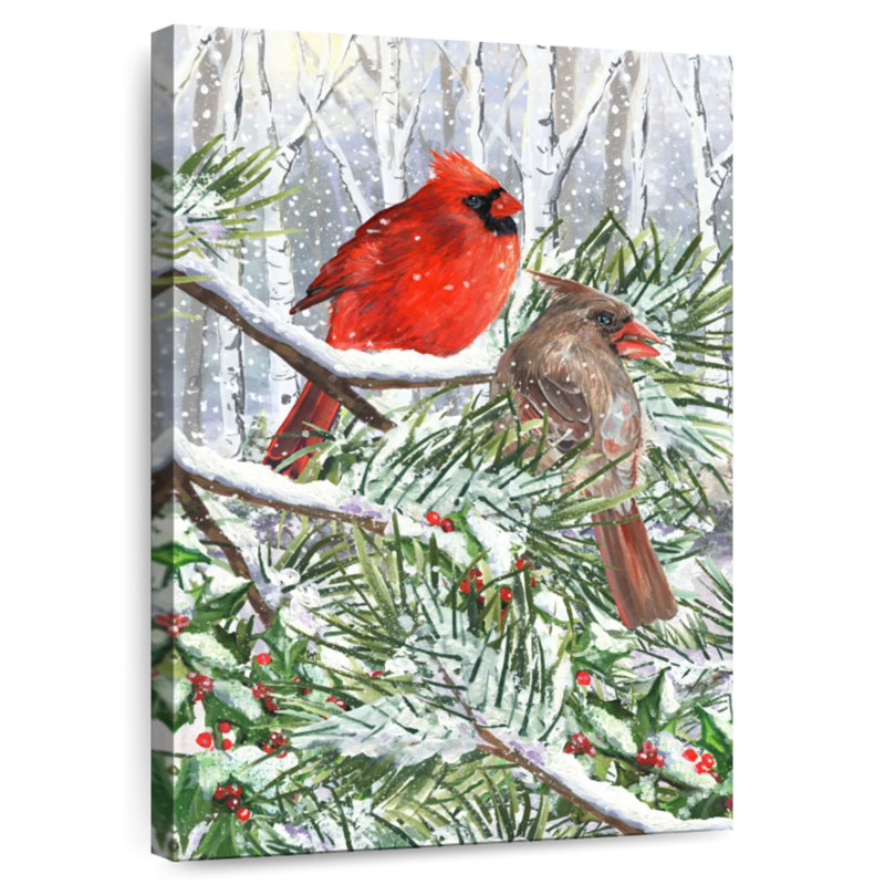 Brampt Holiday Cardinals, 39" H x 26" W