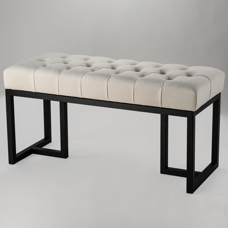 Elleshia Upholstered Bench, H40 x W100 x D30cm