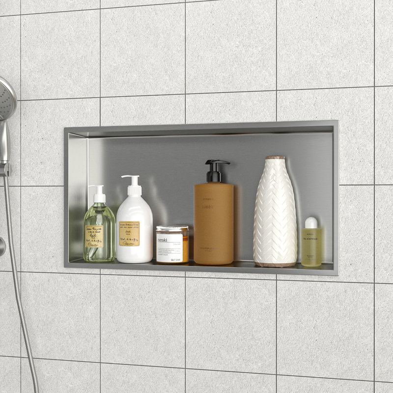 Niche de douche en acier inoxydable
