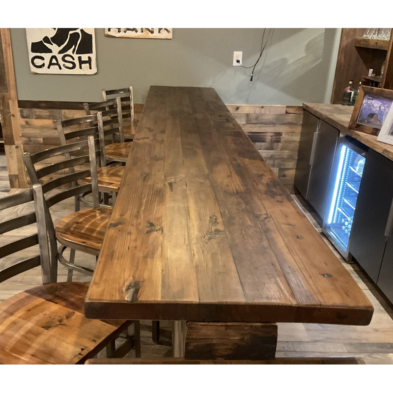 Dessus de bar Whiskey Trail, 2" H x 108" L x 30" W