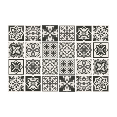 Attah 15cm x 15cm PVC Peel & Stick Mosaic Wall Tile Sticker