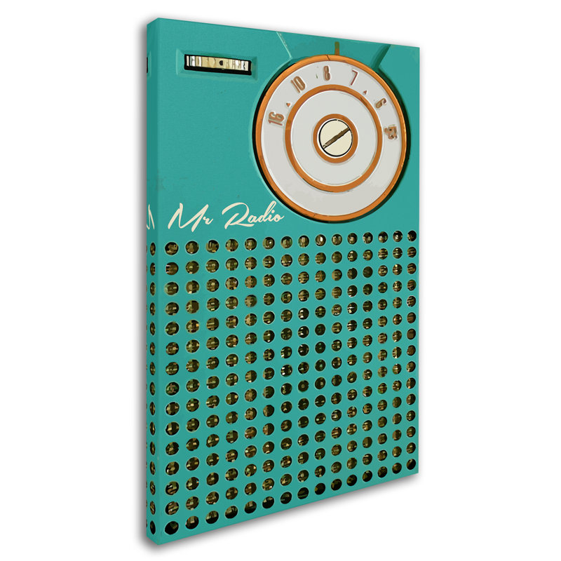 « transistor 1 », reproduction d’impression sur toile tendue, H 19 po x l 12 po