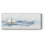 Bateaux sur l'eau I, reproduction sur toile