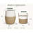 Two Pack BUNDLE Cotton Rope Extra Large 26" X 19"Hamper And Large Cotton Rope Basket 15" X 13"
