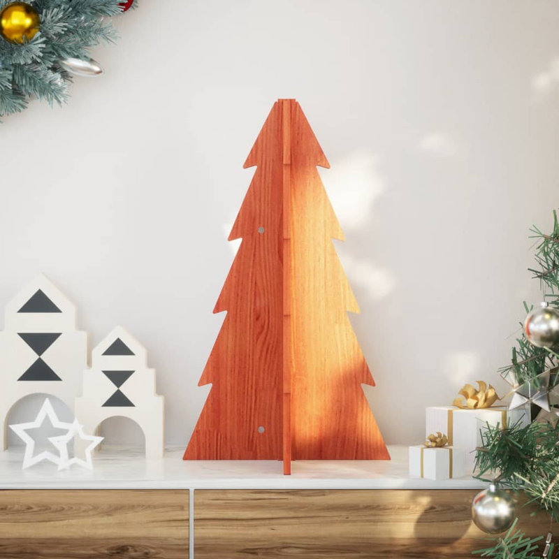112cm H Christmas Tree, Wax Brown