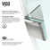 Monteray 32" W x 32" D x 79" H Hinged Frameless Shower Enclosure with 3/8  Clear Glass&Base