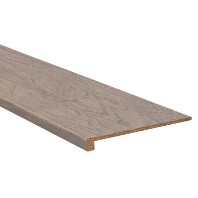 0.63 in. T x 48 in. L x 11.25 in. W Engineered Hardwood Flooring Trim Eased Edge Stair Tread