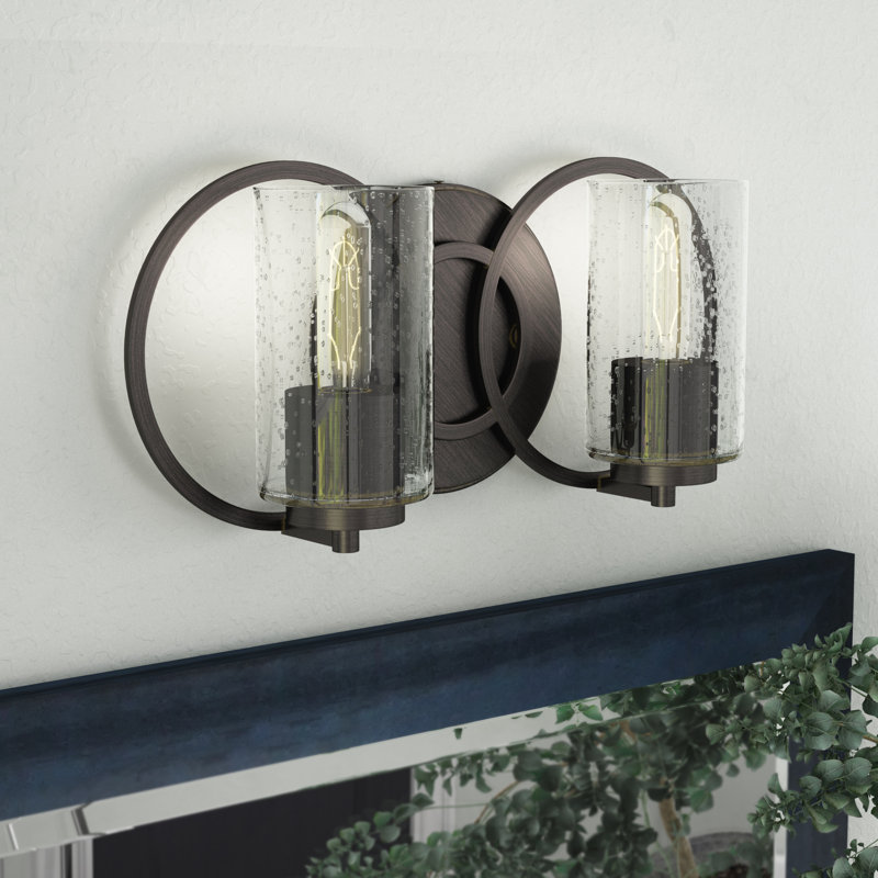 Éclairage pour salle de bain 2 lumières Borghi