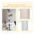 9' Adjustable Height Floor-To-Ceiling Vertical Cat Tree - Grey