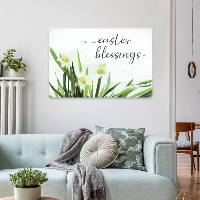 Fleurs de printemps jonquille de Pâques, H 24 po x l 36 po