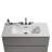 Medunjess White Bathroom Solid Surface Basin