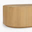 Table basse ovale en chêne naturel Kodie