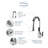 Transolid Kent Pull Down Kitchen Faucet-47589053