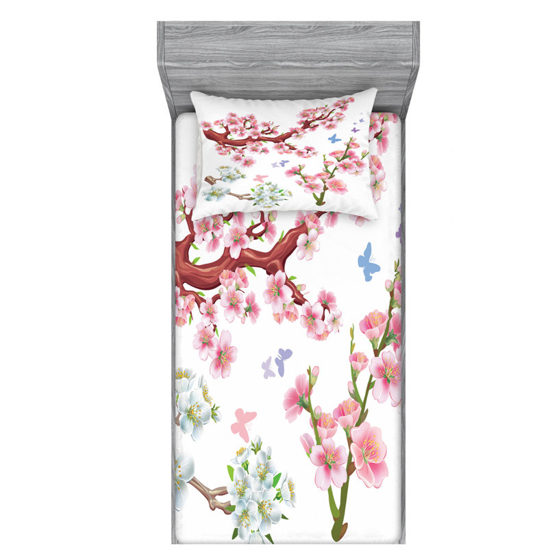 Microfiber Sheet Set, Twin XL Sheet Set with Fitted Sheet