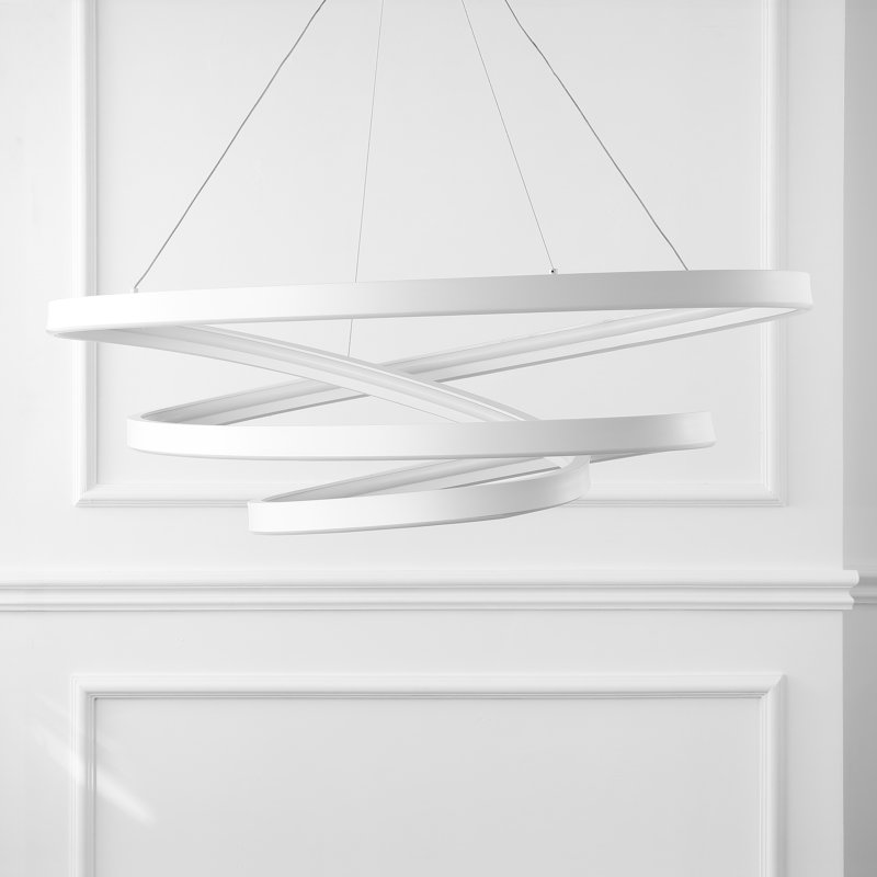 Yasmine 1 - Light LED Chandelier, White