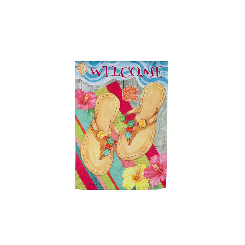 Drapeau de jardin en polyester 18 po x 12,5 po Feargal