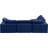 Hulene Velvet L-Shaped Sectional Reversible-87141397