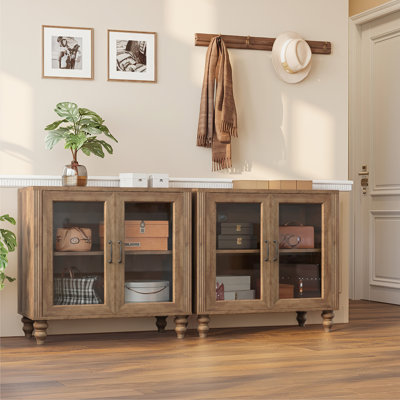 Buffet 62,8 po avec lumière DEL