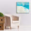 «Coastal Blues 1» par Jan Weiss, art mural sur toile, 16 po x 12 po-1111646390
