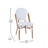Rylan Indoor/Outdoor Commercial Bistro Set with Table and Two Chairs-908101470