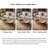 Modern minimalist round coffee table set-455477481