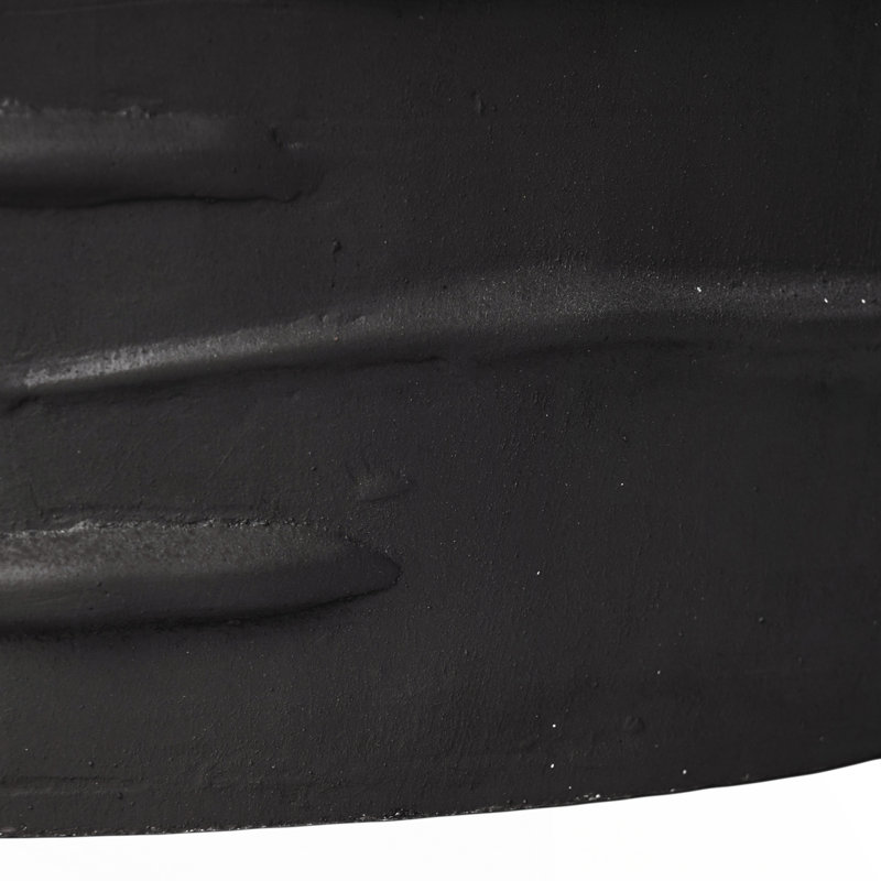Table d'appoint en pierre / béton, Noir