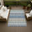 Machine Washable Indoor/Outdoor Chantille ACN2773 Striped Rug-1281076478-1281076473