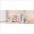Twin Over Twin Convertible Pinewood Bunk Bed with Desk - White/Gray/Pink for Small Bedrooms