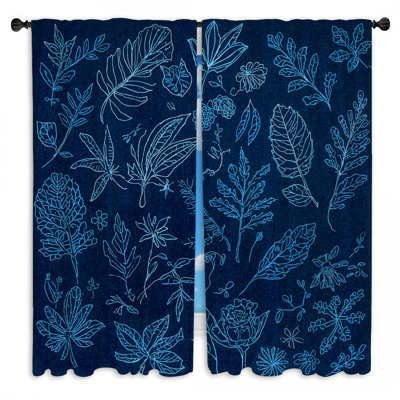 Rideaux Botanical Leaf Sketches