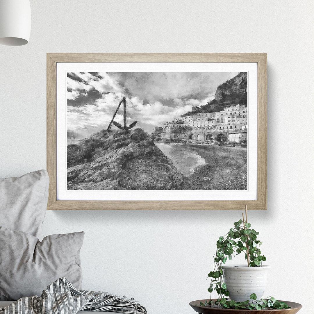 Amalfi Coast in Italy - Picture Frame Graphic Art