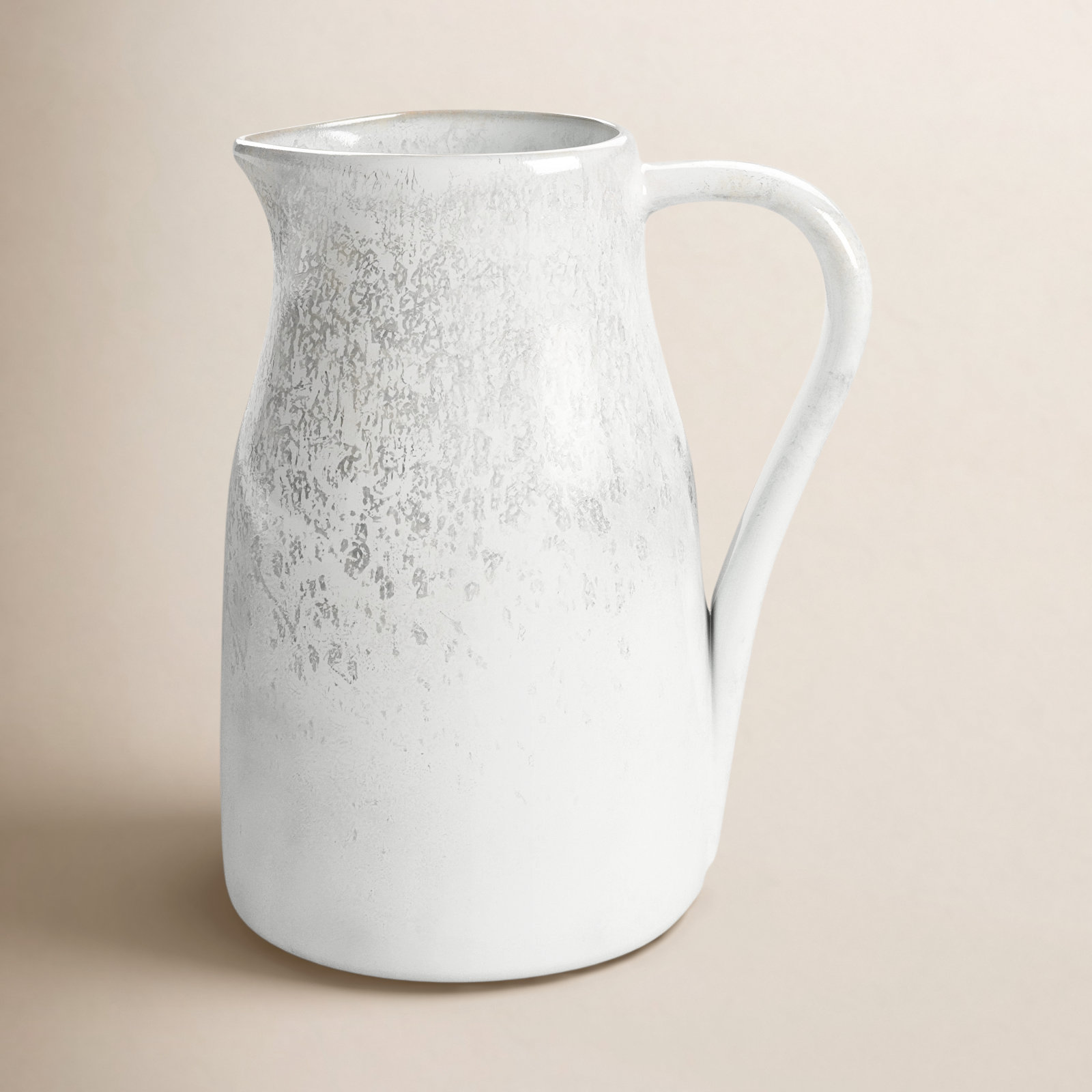 Blanchet Stoneware Pitcher, 5.5" H x 3.5" W
