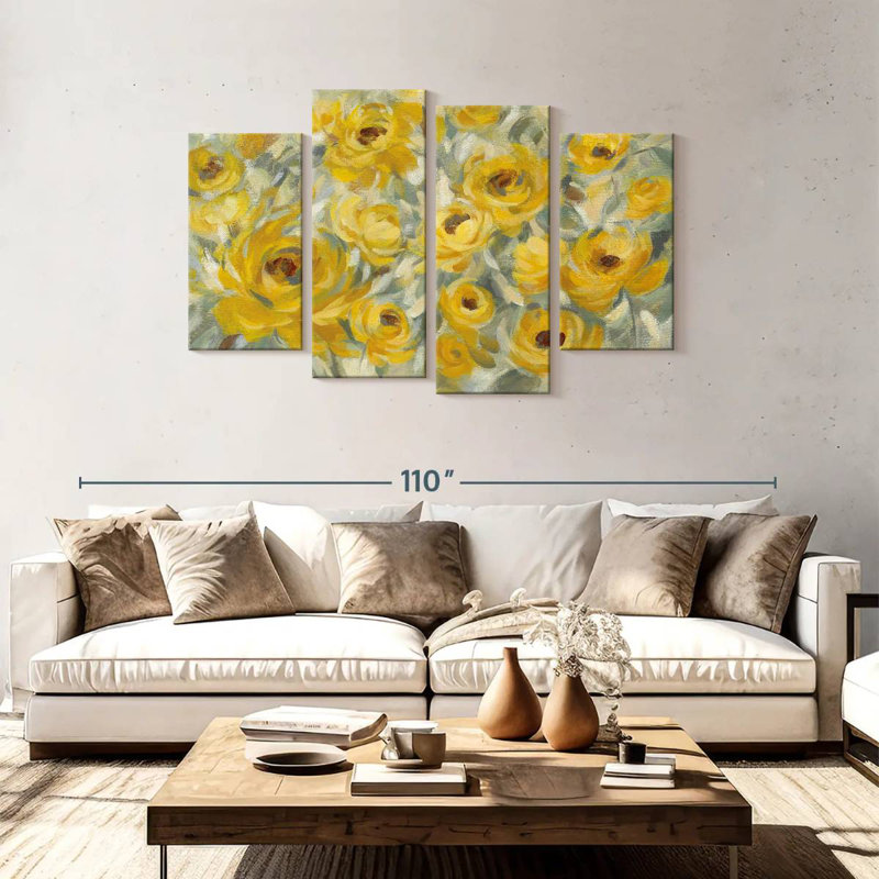 Harnek Vibrant Yellow Roses