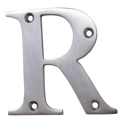 3'' H Brass House Letter
