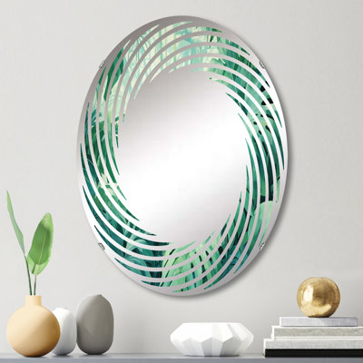 Miroir mural oval
