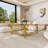 Square Glass Coffee Table-1776380071